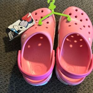 Kids size 2 Minnie Mouse Crocs